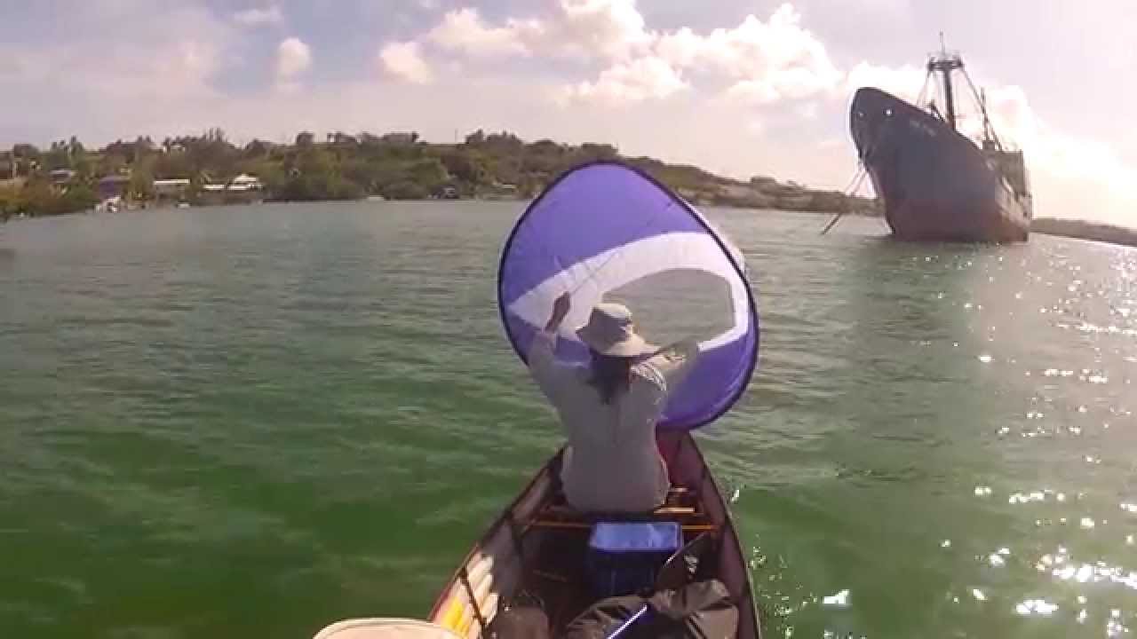 Windpaddle and Pakcanoe in light airs