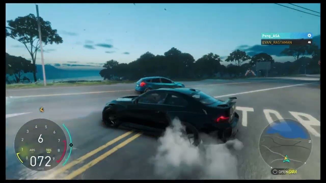 Burning rubbers with another random |Crew Motorfest|