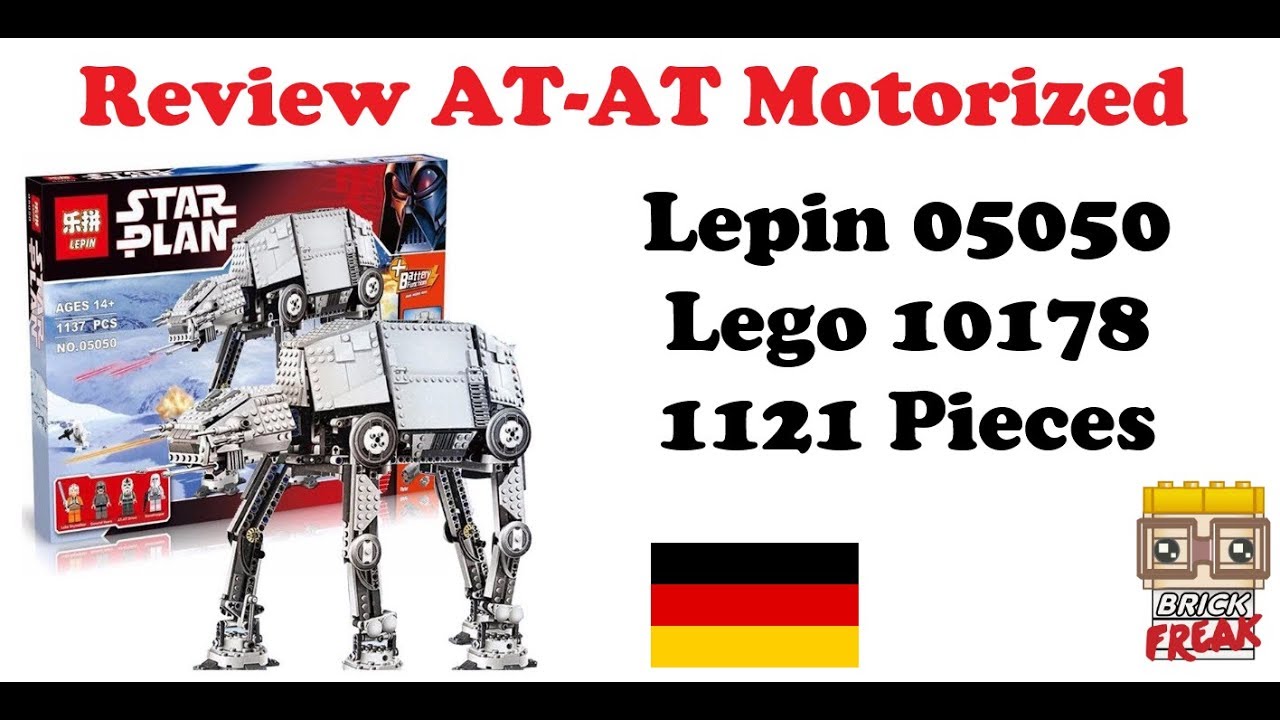 Review AT-AT motorisiert - Lepin 05050 - Lego 10178