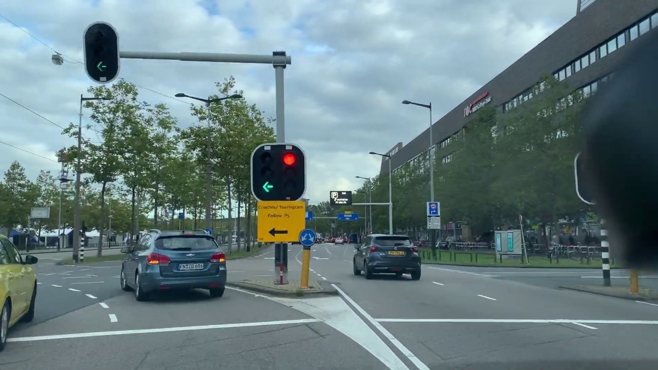 Park a car in Amsterdam RAI parking lot P2 (Sept 17th, 2019)