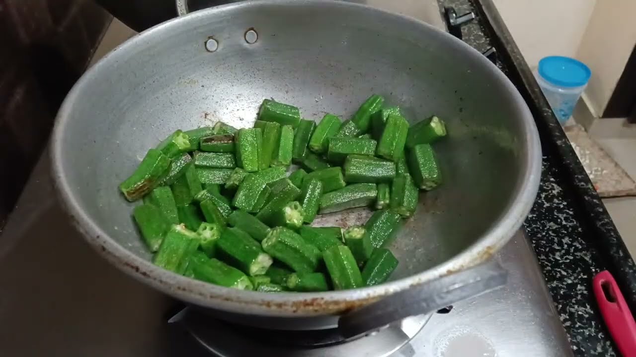 வெண்டைக்காய் சாம்பார் #ladiesfinger sambar #lunchrecipes 
