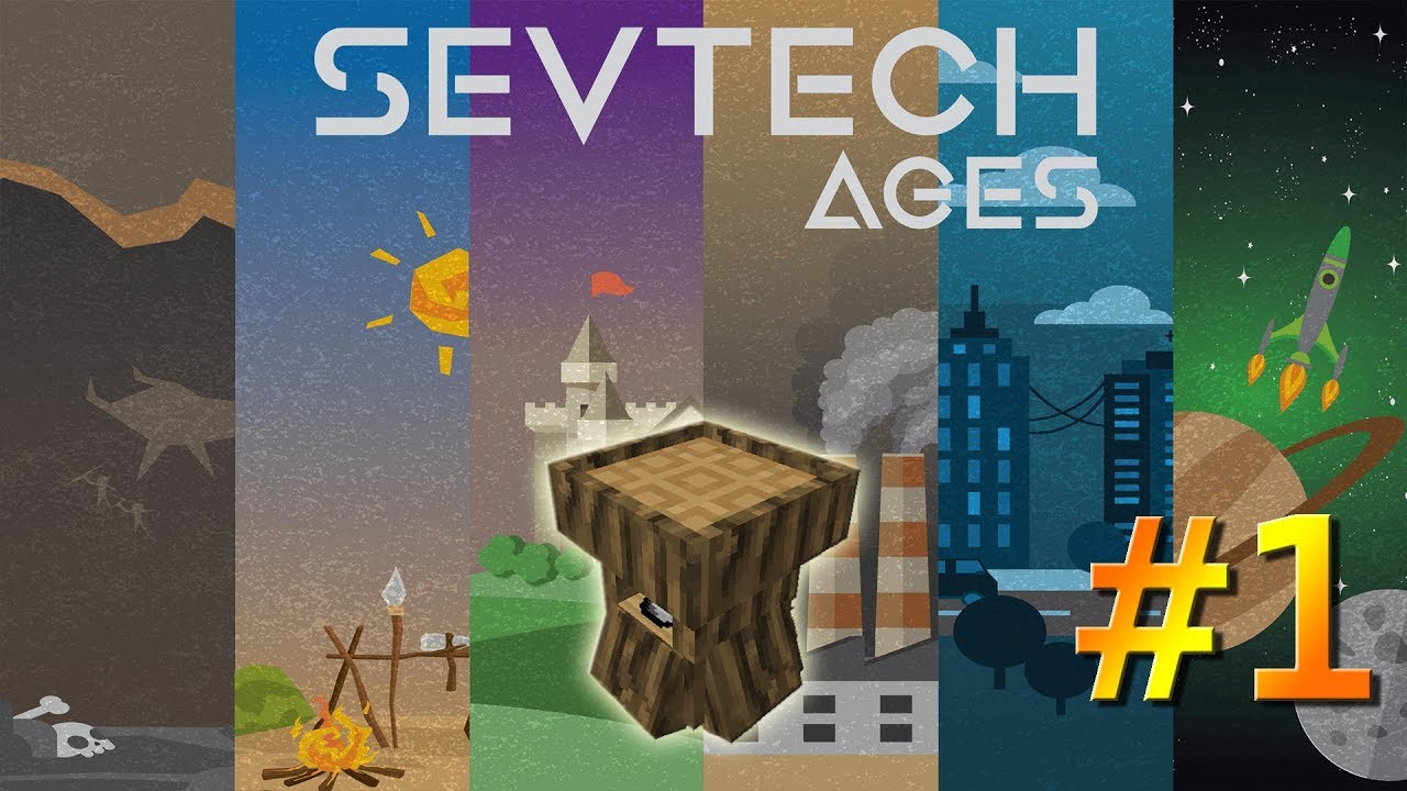 SevTech Ages Fr #1- Age 0 - Taper sur une table de craft !