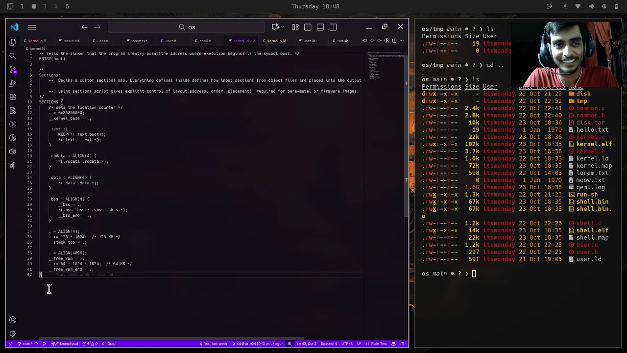 My Feelings While Building an Operating System from Scratch (RISC-V + C) ❤️‍🔥