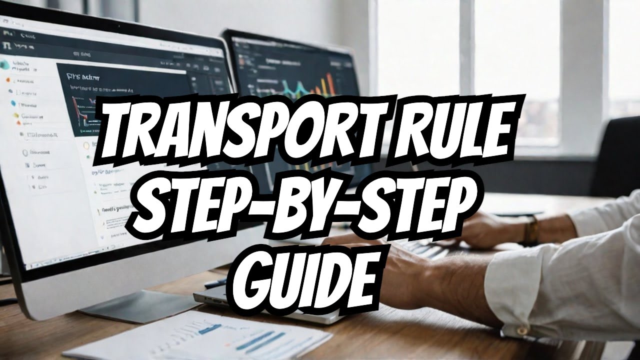 How To: Create a Transport Rule in Exchange 2016