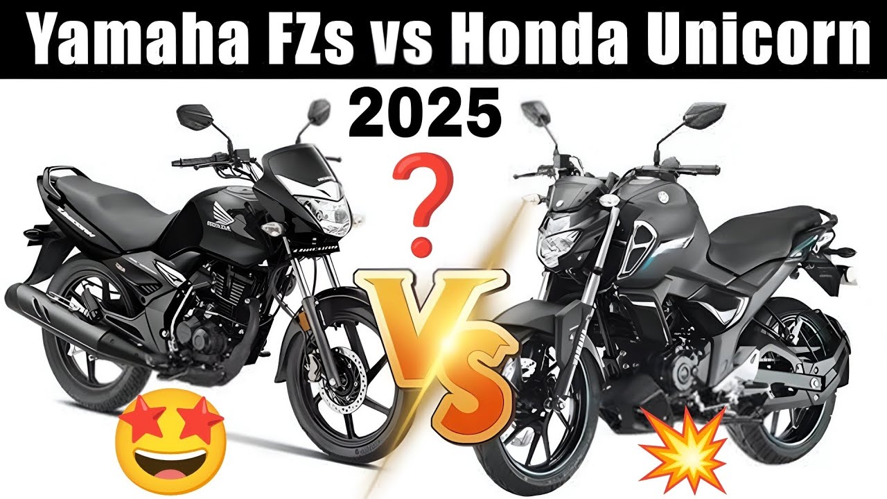 Honda Unicorn против Yamaha FZS V4 || Детальное сравнение #unicorn #fzsv4