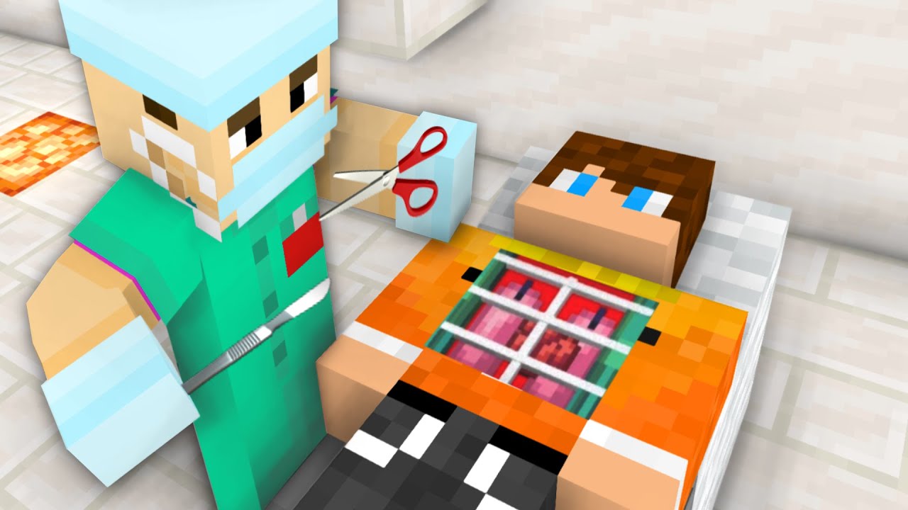 ZŁY LEKARZ CHCE ZROBIĆ MI OPERACJE w Minecraft! *pomocy*