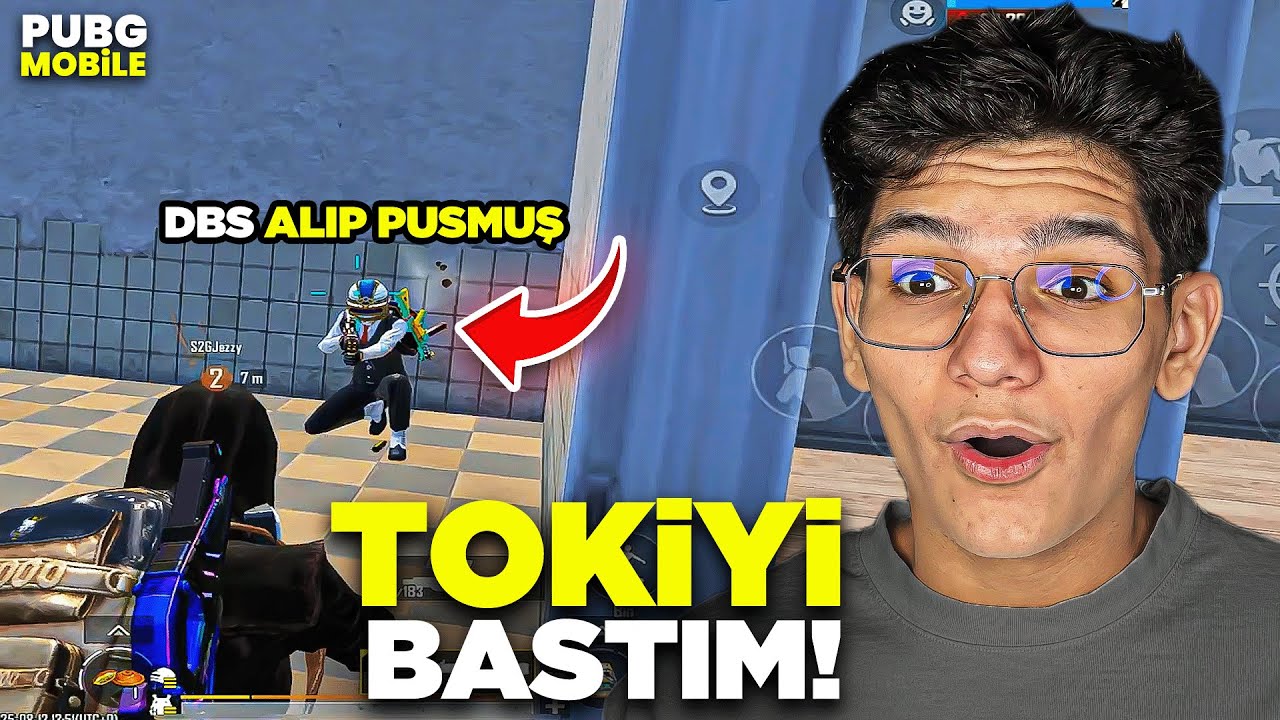 AMR VE P90 ALIP TOKİYİ BASTIM! DBS İLE PUSMUŞ! - PUBG MOBİLE