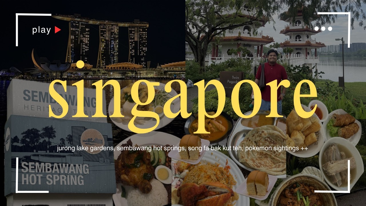 2nd singapore trip of the year 🇸🇬 exploring jurong lake gardens, sembawang hot springs, fort canning