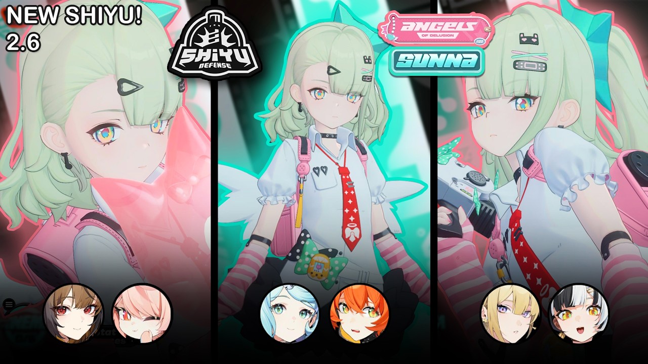 🎀 SUNNA 🎀 / NEW Shiyu Showcase / Sunna x Ye Shunguang, Seed & Evelyn / Zenless Zone Zero 2.6
