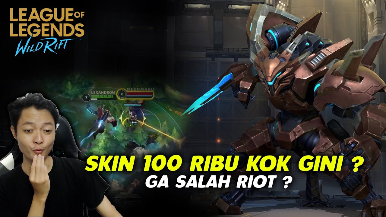 RIOT SERIUS INI SKIN 100 RIBU ? GA SALAH ? REVIEW MECHA RENGAR - WILD RIFT