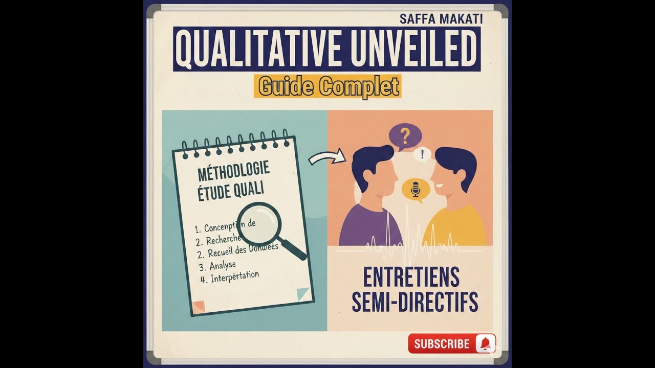 &Eacute;tude qualitative & entretien semi-directif : m&eacute;thode compl&egrave;te pour r&eacute;ussir ton m&eacute;moire