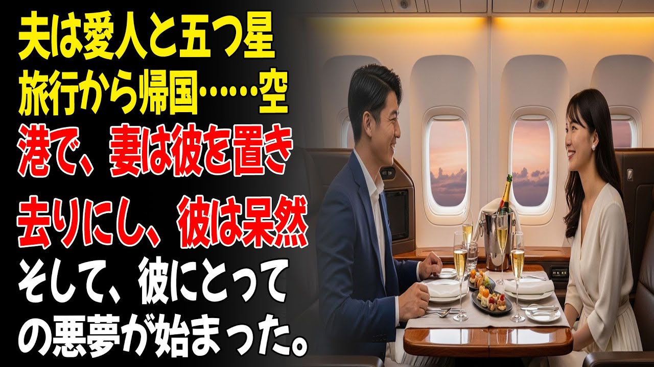 ❤️夫は愛人と五つ星旅行から帰国……そして空港で、妻は彼を置き去りにし、彼は呆然とした。😡...ㅣ黄昏恋ㅣ老後の物語ㅣ再婚