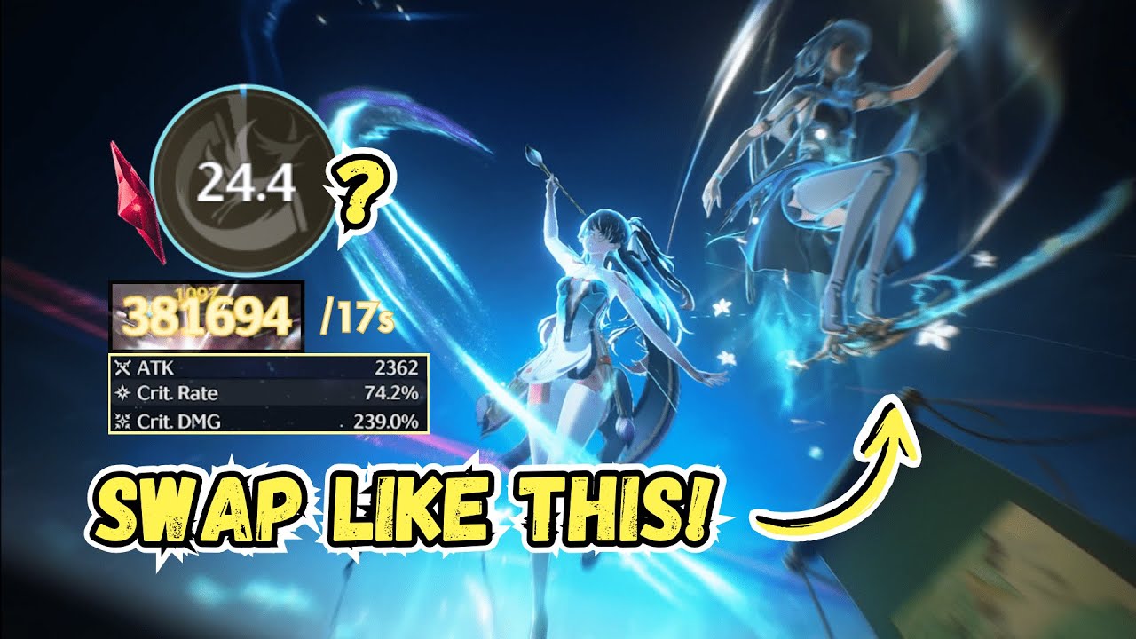 1min Clear Try this! S0 Jinhsi x ZheZhi faster rotation | Wuthering Waves Tower of Adversity