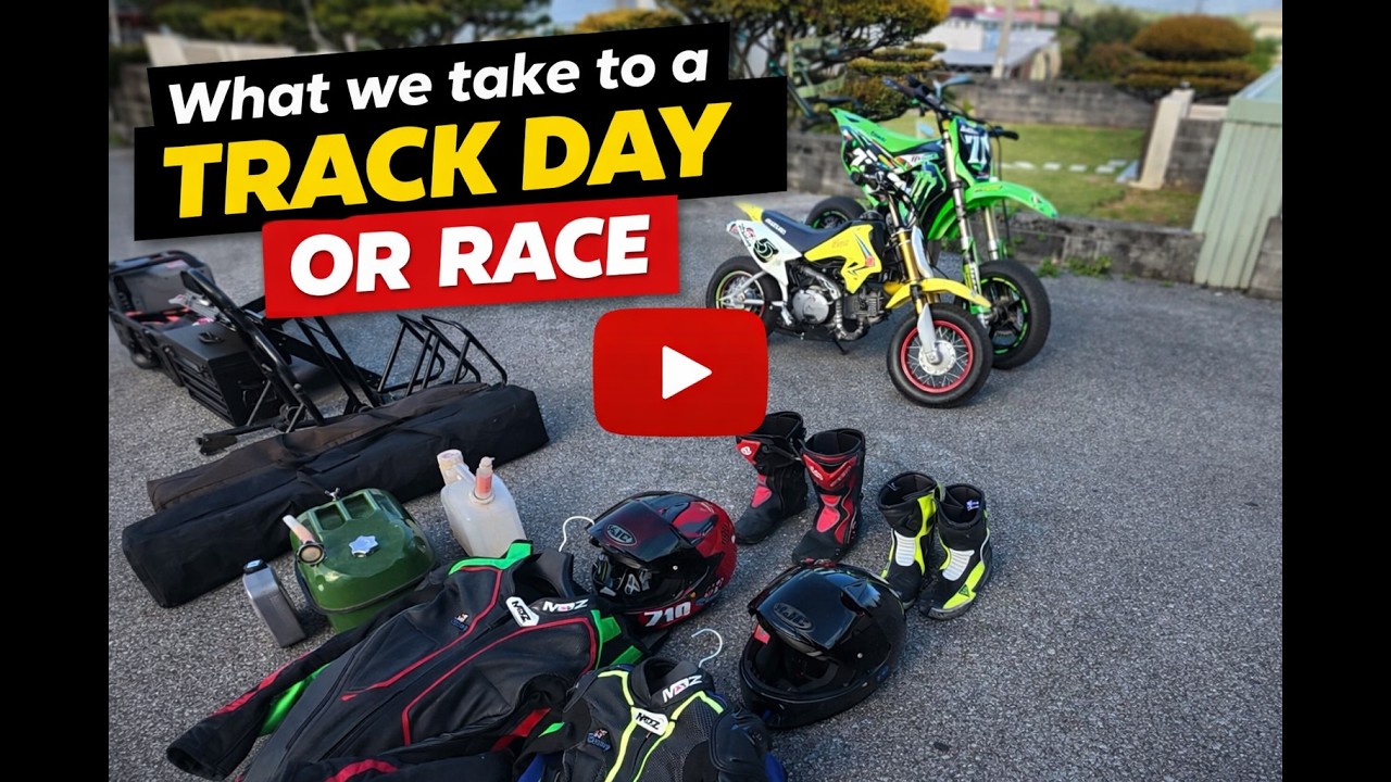 What We Take to a Track Day or Race
