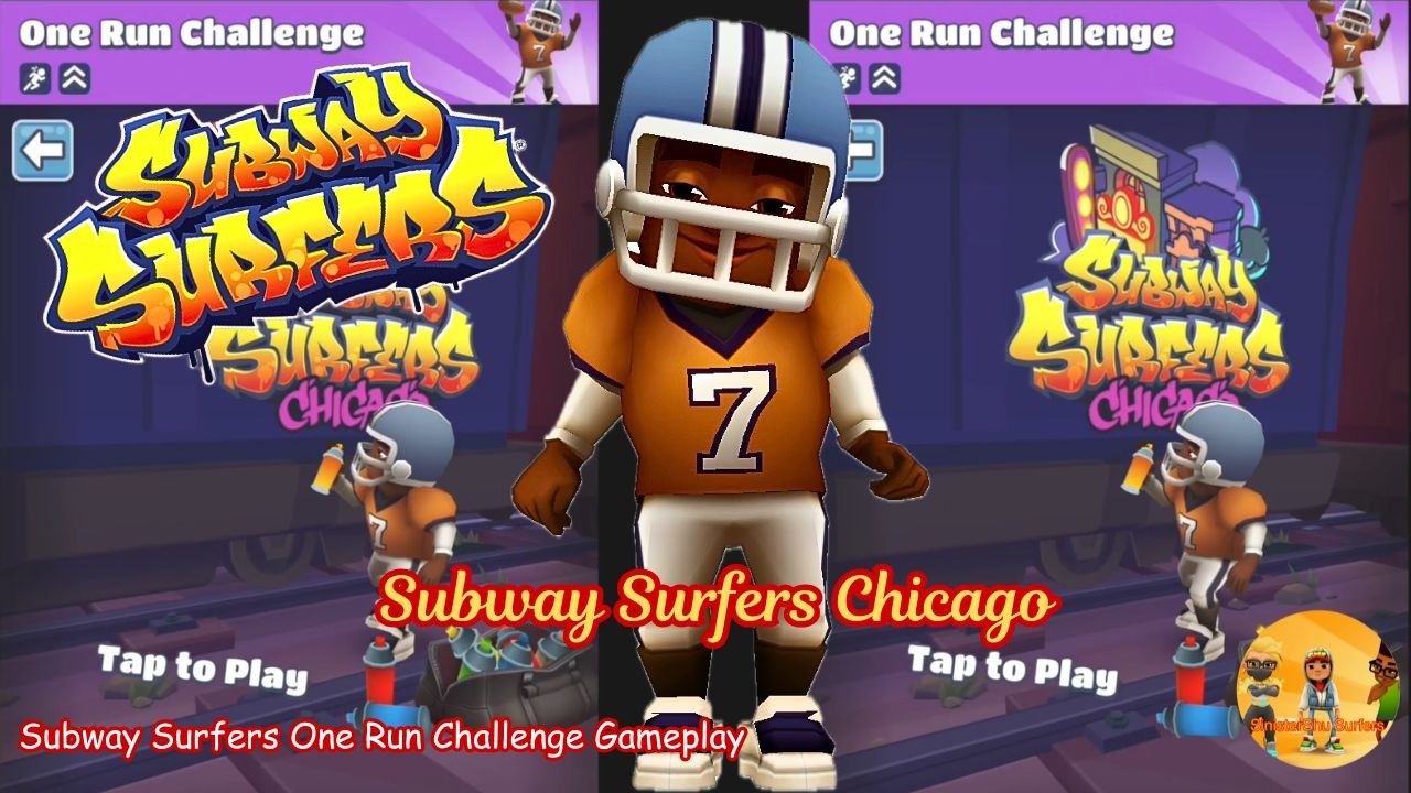 Subway Surfers Chicago | Subway Surfers E.Z. Touchdown Outfit Gameplay | Subway Surfers World Tour