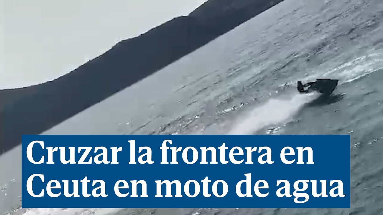 Carreras de motos de agua a 4.000 euros para saltarse la frontera de Ceuta a toda velocidad
