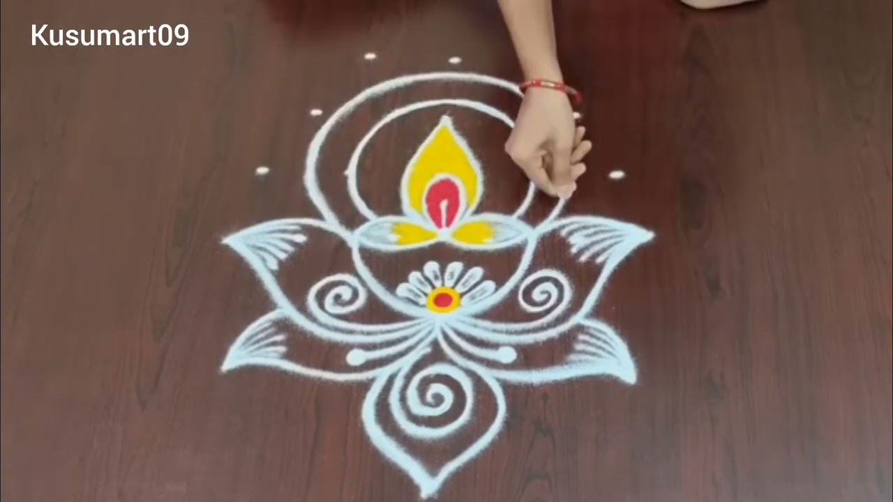 Maha Shivaratri Special Rangoli designs 🌷5+3 Dots Shivaratri Muggulu 🌷 Shivratri Kolam Rangoli Easy 