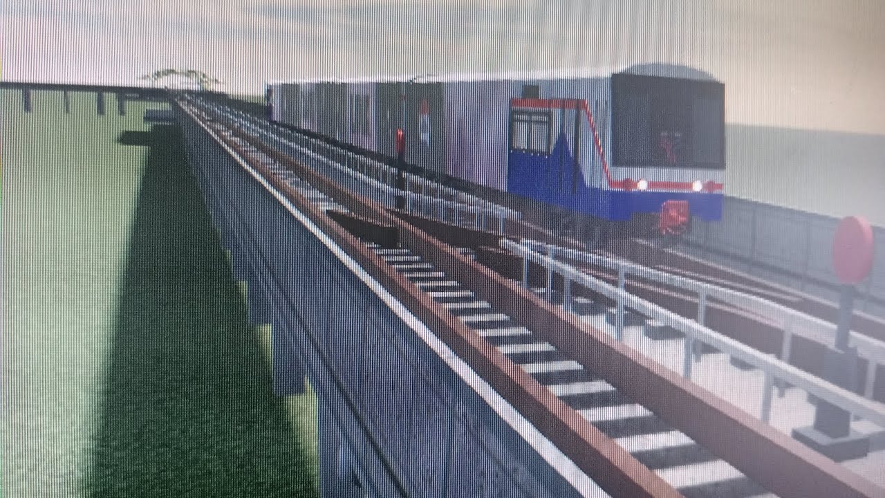 ทดสอบระบบรถไฟฟ้า Bts วงเวียนใหญ่-ตลาดพลู |Roblox Ro-scale Silom line