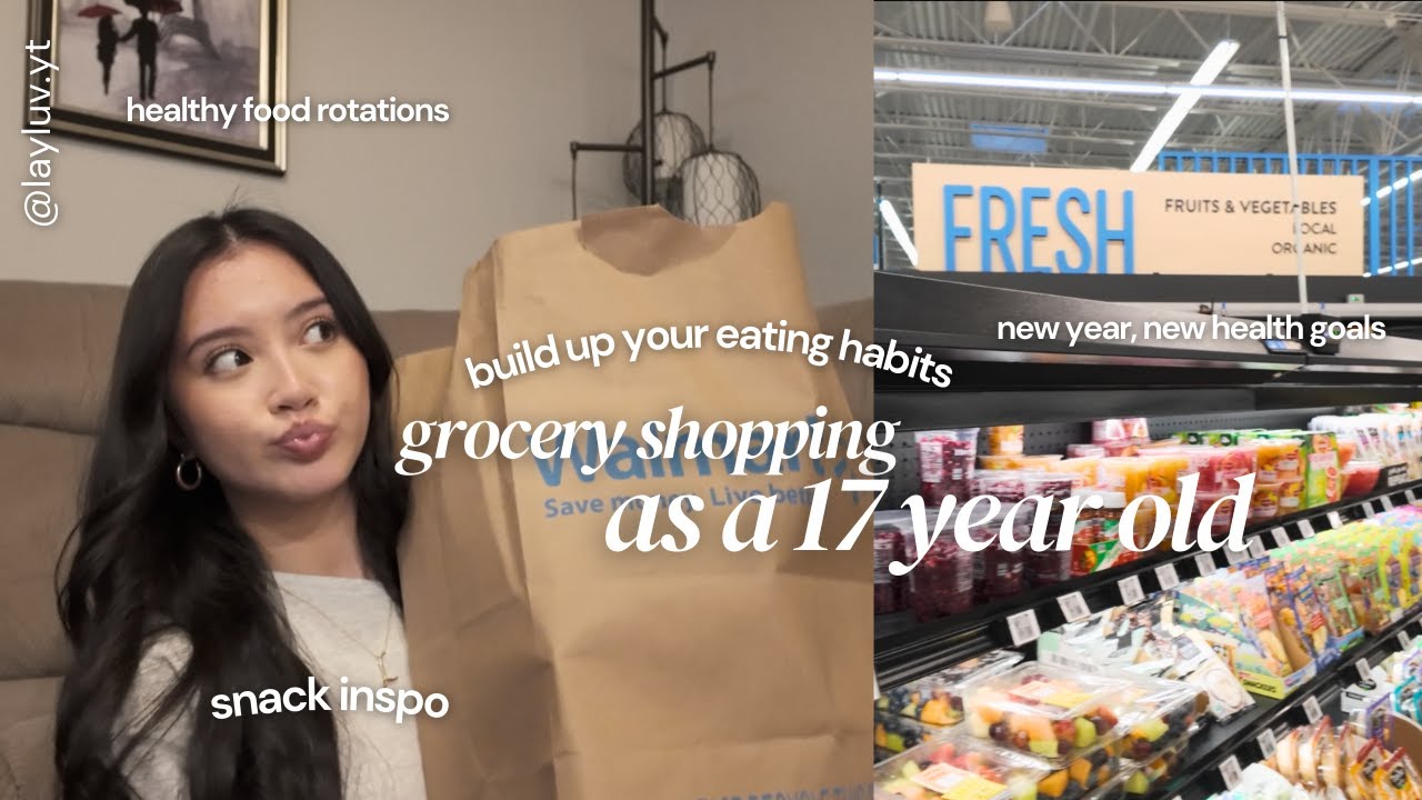 Пойдем со мной за продуктами в 17 лет 🥗 || Улучшение пищевых привычек, идеи для перекусов, вдохно...