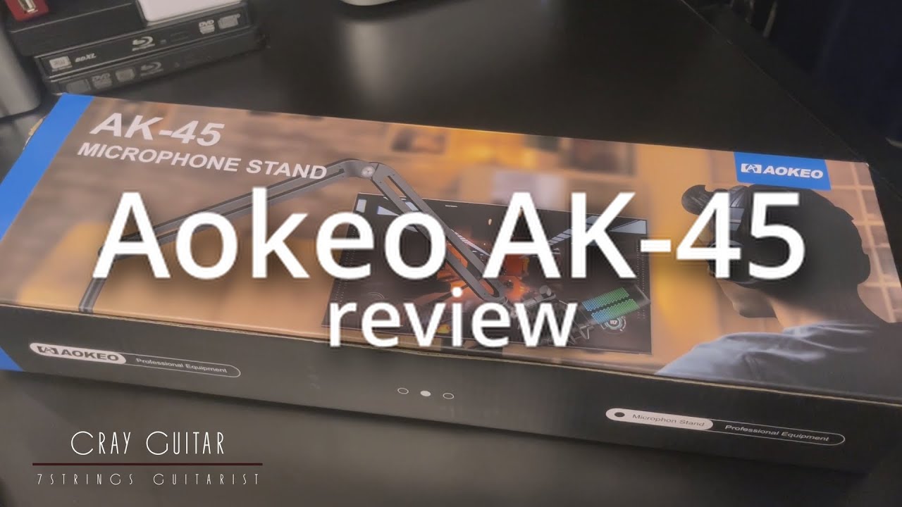 Aokeo AK-45 / ギターライブ配信に必要なマイクアームのレビュー