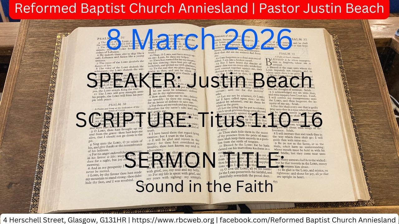 Sound in the Faith