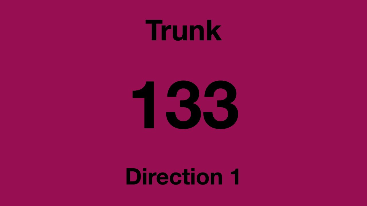 [SBS Transit] Trunk Bus Service 133 - Direction 1 Hyperlapse