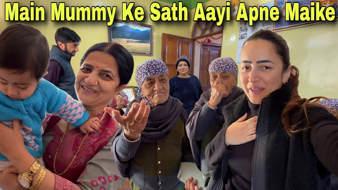 Main Aayi Mummy Ke Sath Maike || Papa Mummy Se Milke Hue Khush || Jyotika and Rajat