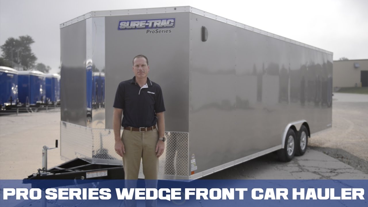 Sure-Trac Pro Series Wedge Front Car Hauler