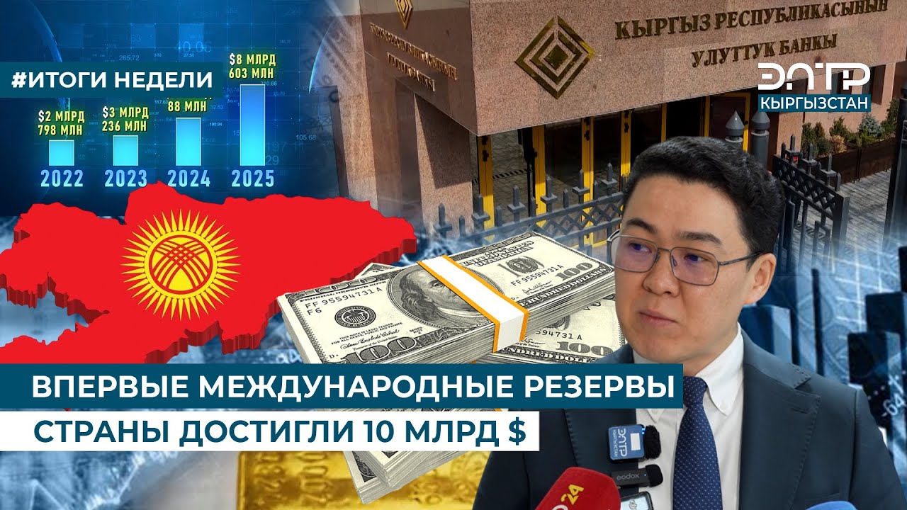 ВПЕРВЫЕ МЕЖДУНАРОДНЫЕ РЕЗЕРВЫ СТРАНЫ ДОСТИГЛИ 10 МЛРД $