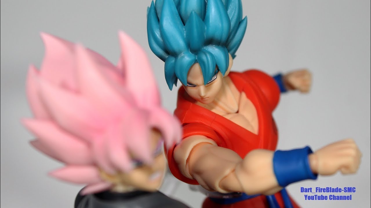SH Figuarts Super Saiyan Blue Son Goku Dragon Ball Super Stop Motion Review