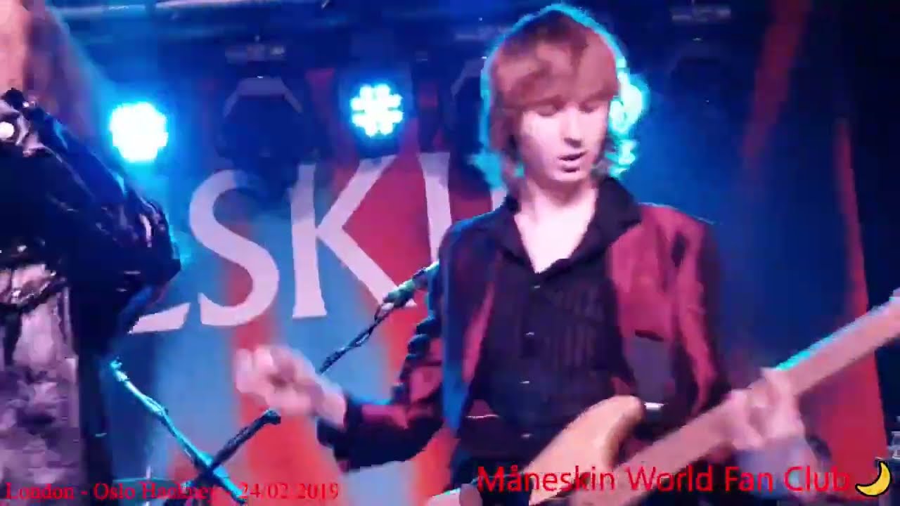 Måneskin full concert, 2019-02-24 Oslo Hackney, London, UK