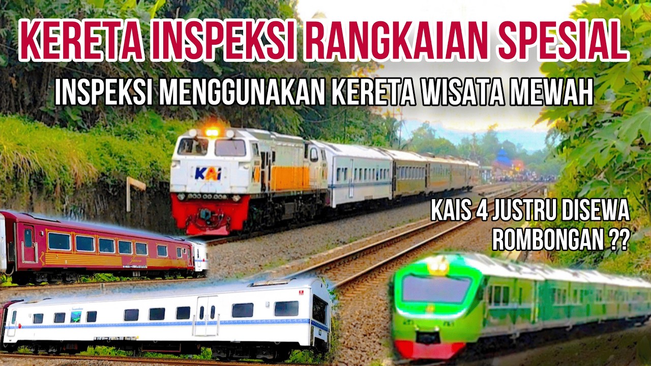 INSPEKSI DIREKSI KAI DI LINTAS SELATAN RANGKAIAN MEWAH⁉️| Inspeksi Tanpa Menggunakan Kereta Inspeksi