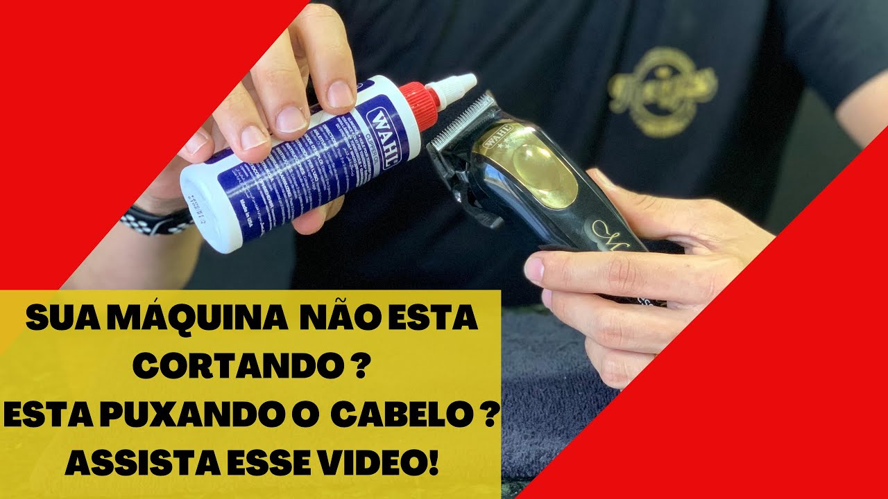 SUA MÁQUINA NÃO ESTÁ CORTANDO ? ESTA PUXANDO O CABELO ? ASSITA ESSE VÍDEO!