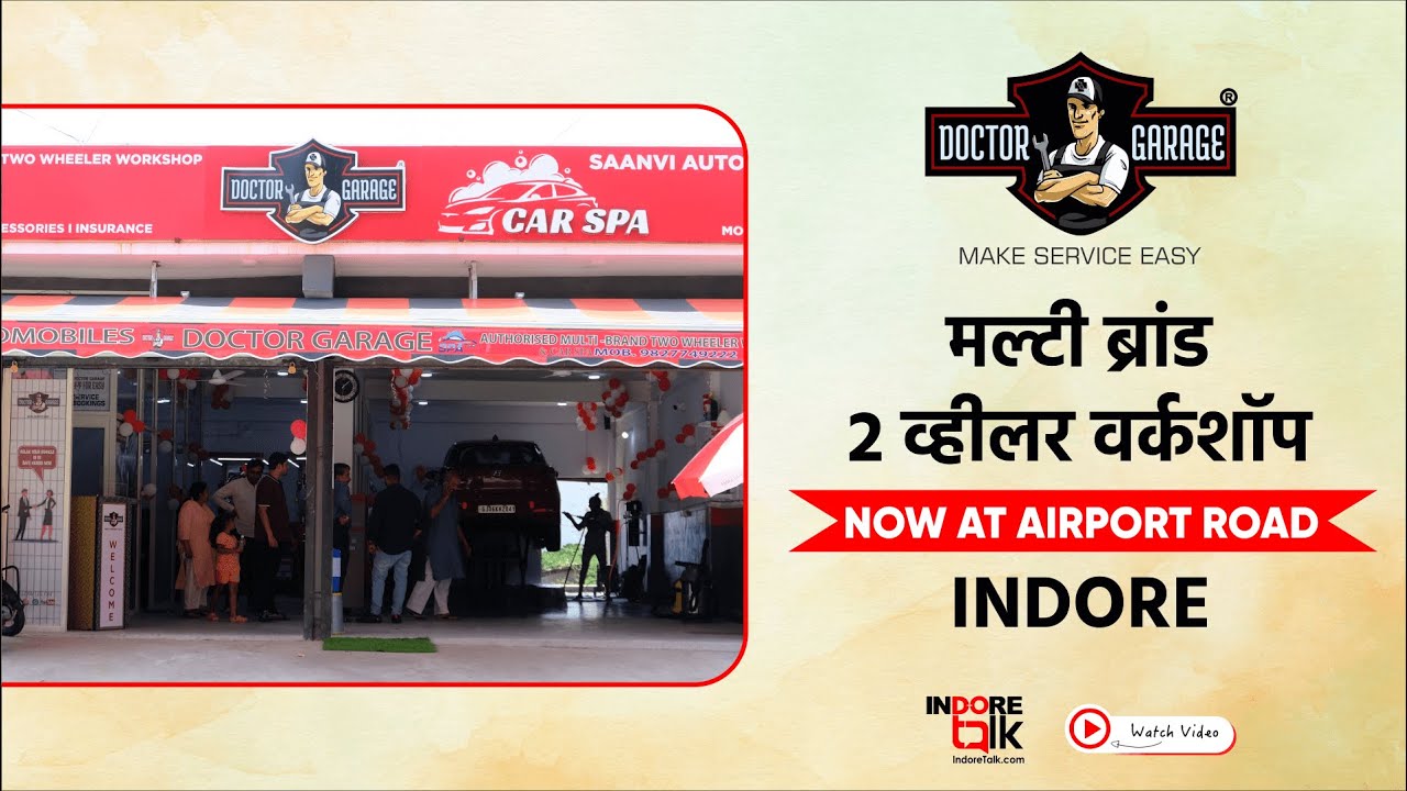 Doctor Garage Multi Brand Two Wheeler Workshop Now at Airport Road Indore | Indore Talk