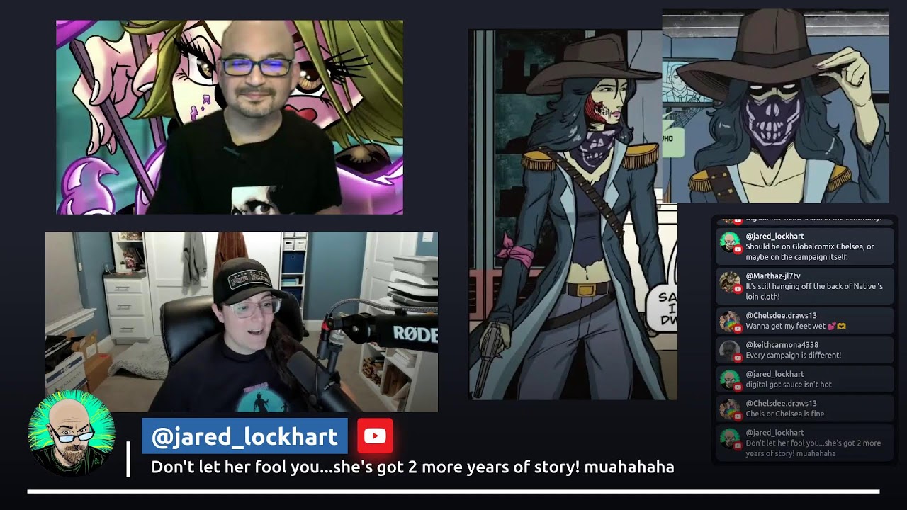 Friday Live Drawing Stream! Drawing Drawing Drawing Laurie Calcaterra's MARGARITE MARTINEZ