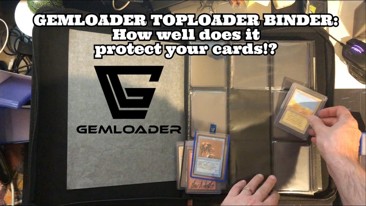 Gemloader Toploader Binder - The Perfect Protection For High End Trading Cards!?