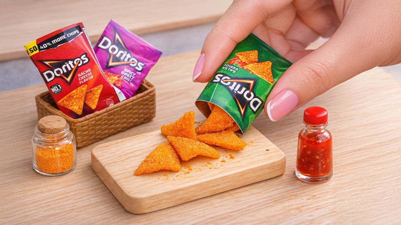 Miniature Cooking Crispy Doritos Chips Recipe | Delicious Miniature Cooking Food Ideas
