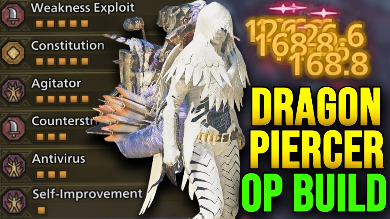 Лучший билд лука Dragon Piercer в Monster Hunter Wilds (после нерфа)
