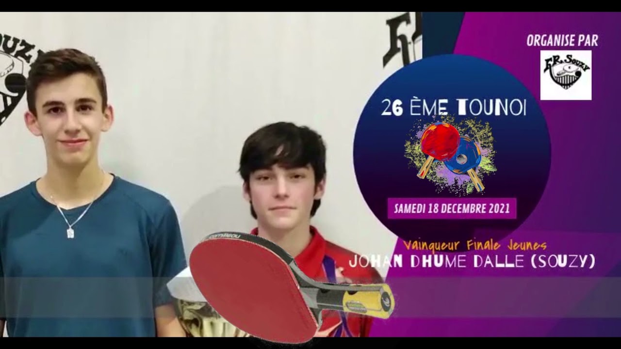 tournoi ping FR SOUZY 12 2021
