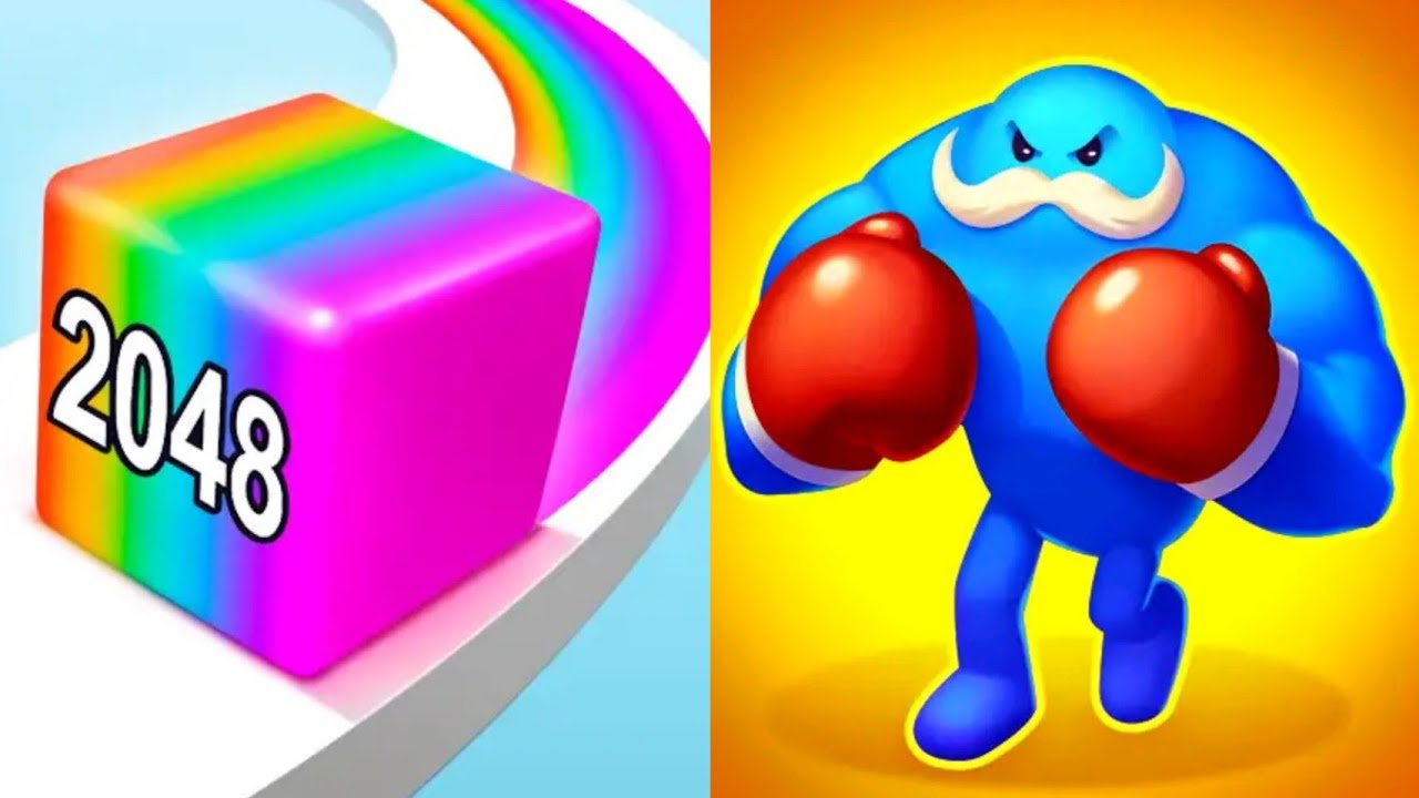 Jelly Run 2048 VS Punchy Race Satisfying ASMR Gameplay (Android,ios) (New Update)