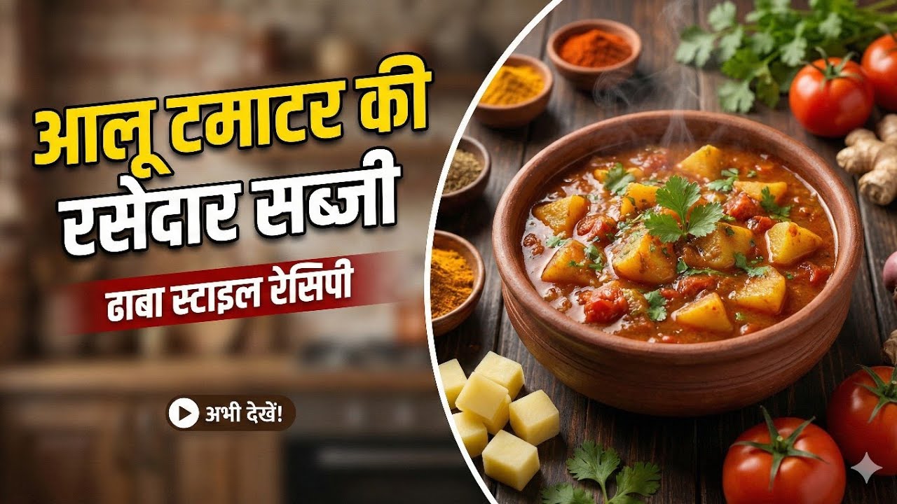 Aaloo tamater ki sabji ki recipe 