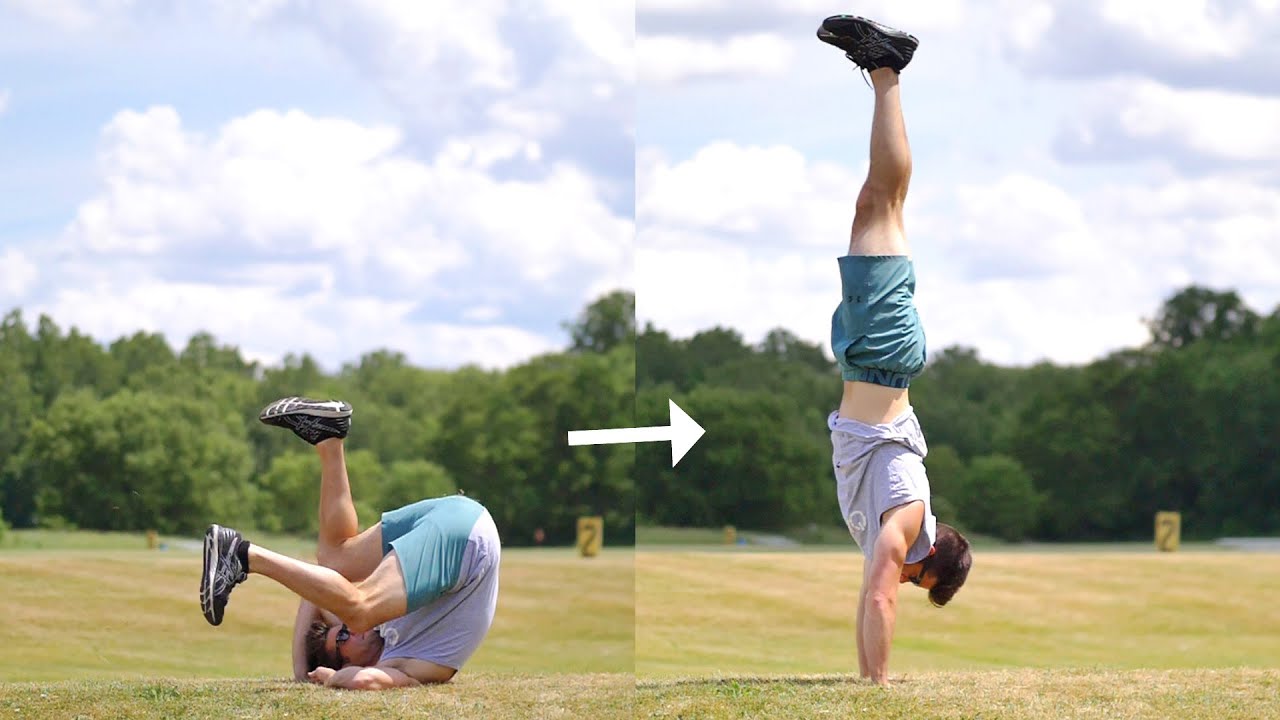 Learn and Hold Handstand Easy - Secret Balance Front Roll Progression