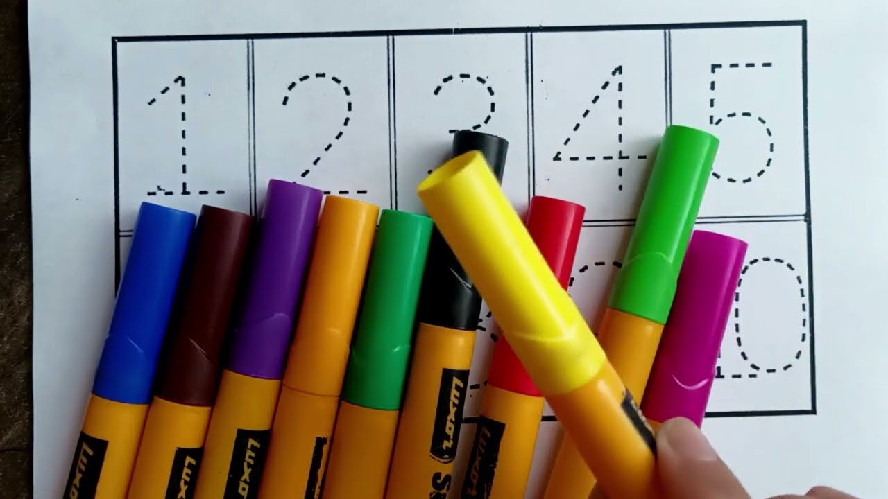Learn colour  / Learn numbers 1 to 10 /  learn numbers  / 1 to 10   #numbers #1to10number #1to100