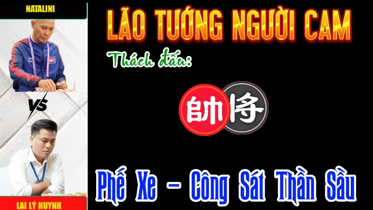 Cờ tướng đương đại: Lại Lý Huynh chạm trán lão tướng người cam phế quân la liệt tạo thế công thác đổ