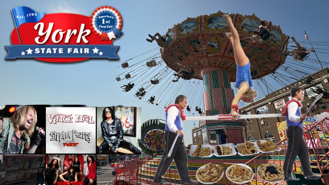 York State Fair 2023 & Sunset Strip Tour (Vince Neil-Stephen Pearcy) Oldest Fair In America
