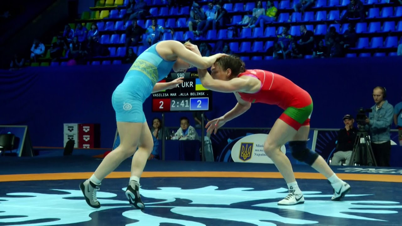 Final 1/2   WW   76 kg VASILISA MARZALIUK (BLR) ALLA BELINSKA (UKR)