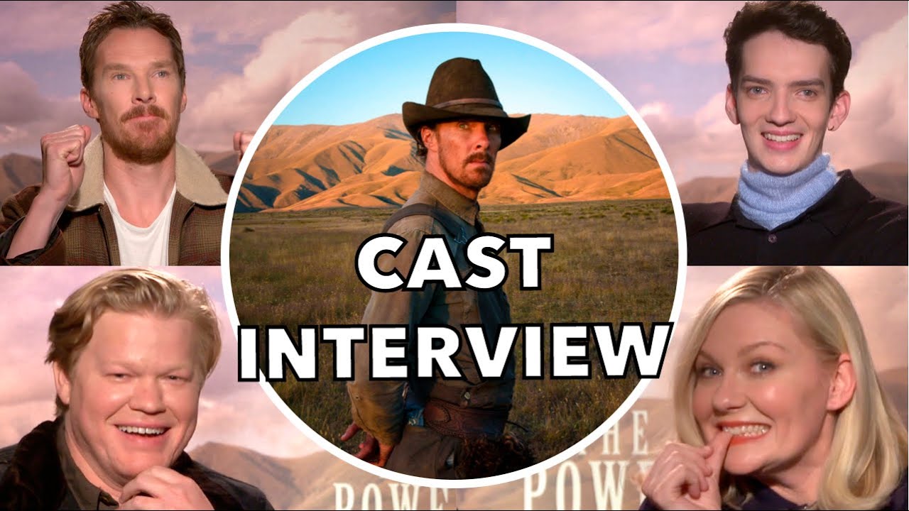 POWER OF THE DOG Interview | Benedict Cumberbatch, Kodi Smit-McPhee, Kirsten Dunst, Jesse Plemons