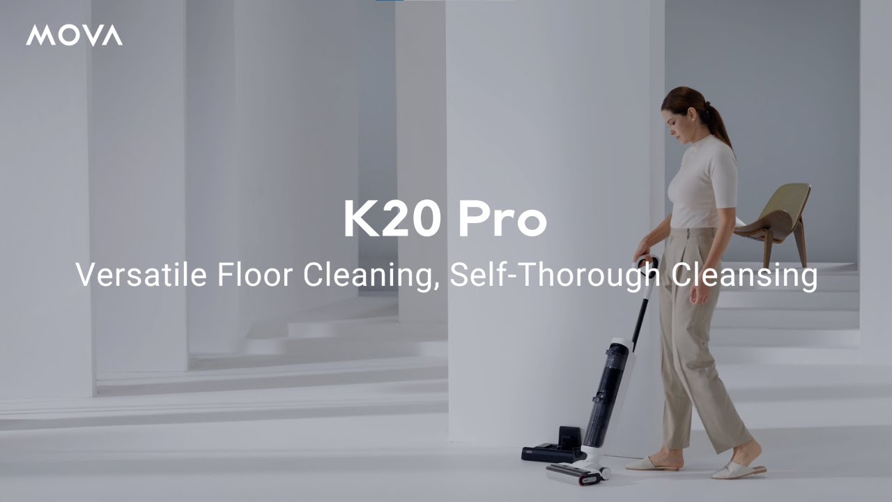 Mova K20 Pro Wet and Dry Vacuum | Versatile Floor Cleaning, Self-Thorough Cleansing