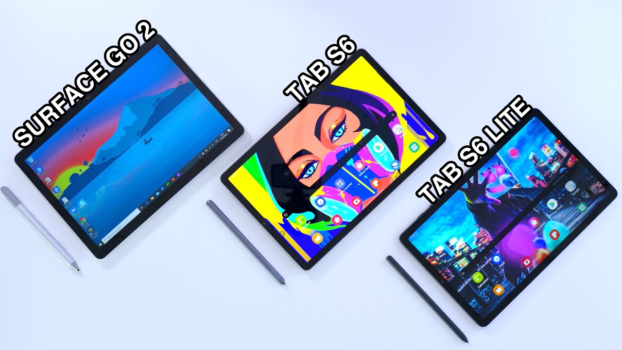 Surface Go 2 vs Tab S6 vs Tab S6 LITE - NOT as expected!