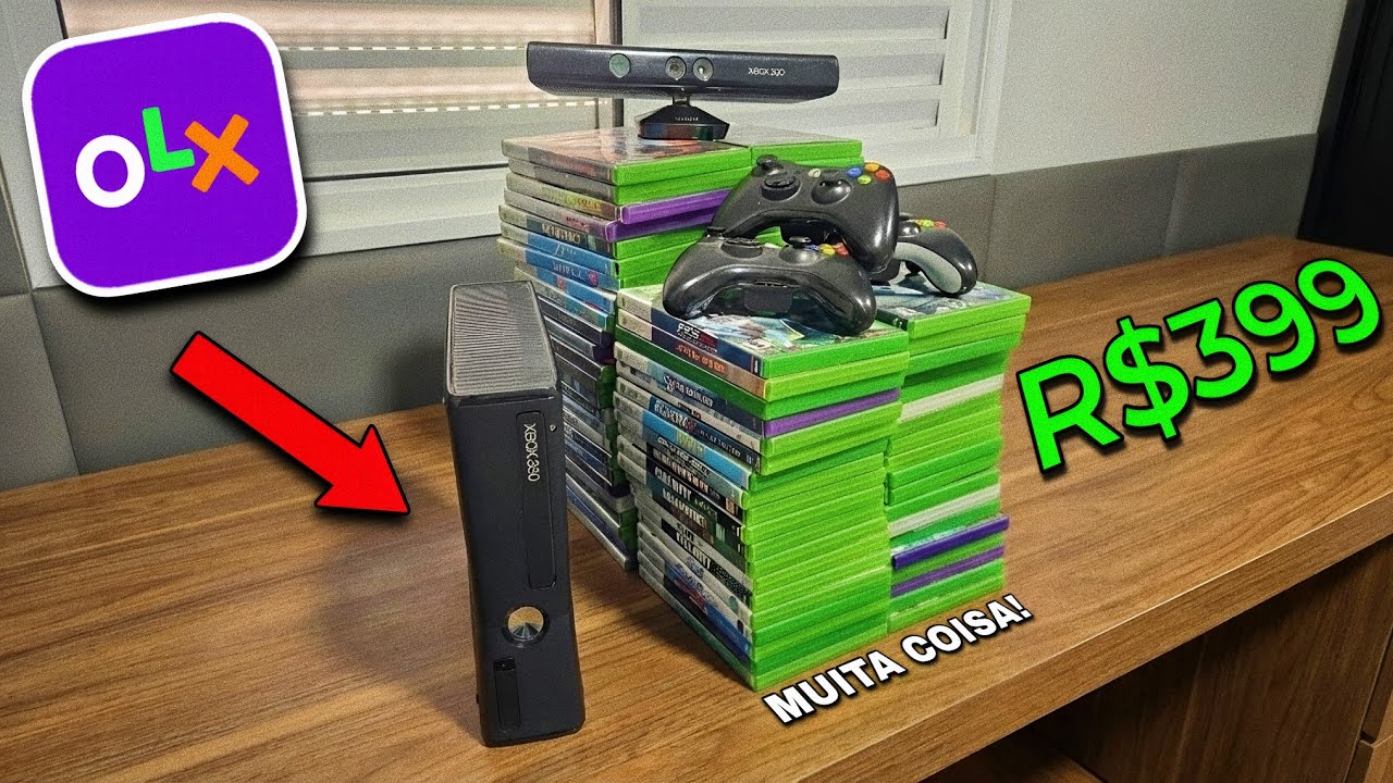 Paguei MUITO BARATO por TUDO ISSO! 🤩🔥 (Xbox 360)